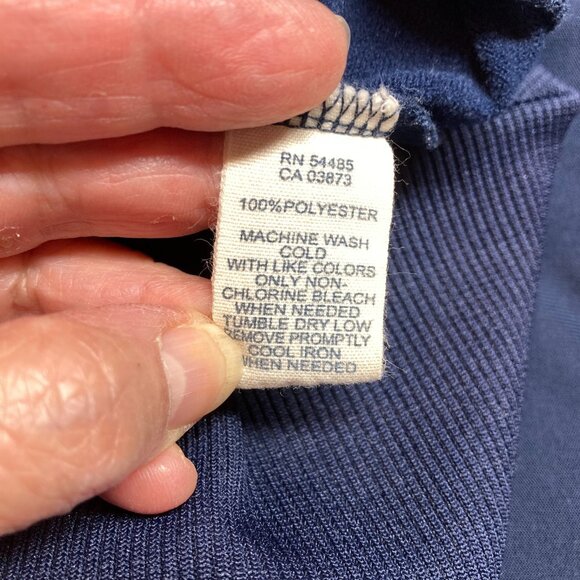 American Eagle 1977 Long Sleeve Track Jacket, Men's Size XL, Navy Blue Yellow - Picture 6 of 6